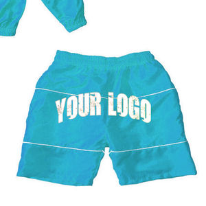 Custom Two Piece Windbreaker <b>Short</b> <b>Jacket</b> Set Patchwork Zip up Nylon Polyester Streetwear Tracksuit <b>Men</b> Windbreaker <b>Short</b> Set - Product Image 5