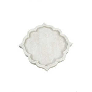 Mughal Luxury Metal Tray Rectángulo Decorativo Latón y Aluminio Bandeja para servir Arte artesanal con tema navideño - Product Image 6