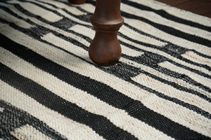 Alfombra para exteriores de diseñador con estilo moderno, hilo de PET reciclado tejido a mano, alfombra colorida para suelo bohemio, decoración del hogar, lujo hecho a mano - Product Image 3