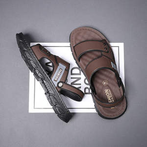 Sandales et Claquettes Homme Été 2026 Extérieur Imperméables Antidérapantes à Semelle Souple pour la Conduite et la Plage, Fermeture à Boutons, Double Usage, Chine - Product Image 3