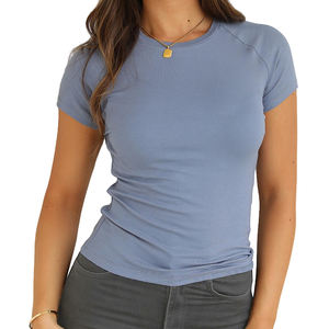 Service personnalisé OEM dernier cri pour femmes T Shirt tenue décontracté léger pour femmes T Shirt de haute qualité pour femmes - Product Image 1