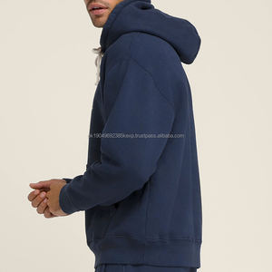 Sweat-shirts à capuche en coton biologique pour hommes, sweat-shirt à capuche personnalisé, polaire, pull pour hommes, streetwear, vente en gros - Product Image 3