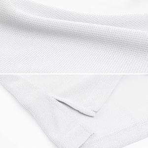 2025 nouveau Style hommes Golf pour Polo T-Shirt haute qualité 100% coton Jersey couleur unie à manches courtes séchage rapide pour l'extérieur - Product Image 5