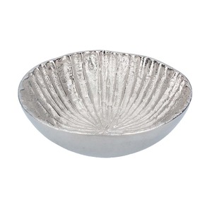 Meilleur prix de vente Bol en aluminium argenté Bol à salade en métal de forme ronde pour bol de service à utiliser pour la cuisine et la table - Product Image 2
