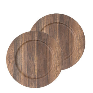 Assiettes de présentation en bois massif de forme personnalisée de haute qualité pour bols exportateur à vendre assiettes en bois de qualité supérieure - Product Image 1