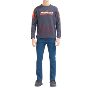 Sweat-shirt polaire pour hommes de marque privée grande taille | Pull d'impression OEM | Sweat-shirt chaud d'hiver Chemise écologique - Product Image 6