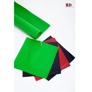 เสื่อเหรียญพีวีซีกันลื่นเสื่อม้วนพื้นปลอดภัยทนทานซักได้สำหรับพื้นในอุตสาหกรรม - Product Image 1