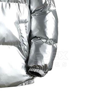 Veste d'hiver pour hommes de haute qualité Design rembourré respirant avec col à capuche et logo avant Vêtements de mode à bas prix - Product Image 5