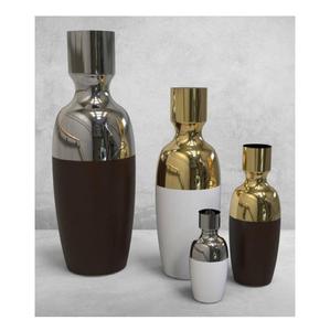 Jarrón Decorativo Moderno de Lujo con Corona de Alambre Metálico Dorado para Decoración de Interiores de Hogar y Hotel. - Product Image 5