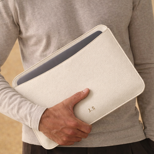 Cadeau de remerciement personnalisé, housse de protection pour ordinateur portable en cuir véritable, sacoche pour ordinateur portable - Product Image 2