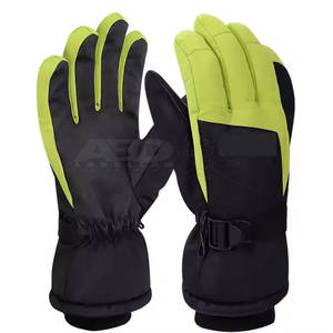 Guantes de esquí de invierno para hombre Guantes de nieve con aislamiento impermeable Uso al aire libre Guantes de esquí disponibles OEM - Product Image 1