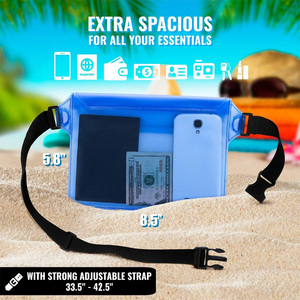 Pochette pour téléphone étanche avec sangle de taille pour la natation, le canotage, le <span class=keywords><strong>kayak</strong></span>, les activités de plage. - Product Image 2