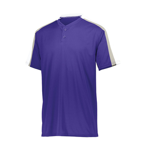 Maillot de baseball en polyester léger à boutons partiaux, impression DTF noms et numéros, livraison rapide, vente en gros usine - Product Image 5