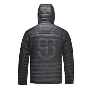 Chaquetas acolchadas hechas de poliéster y lana de estilo personalizado, precio al por mayor, chaquetas acolchadas de manga larga para hombre, venta al por mayor - Product Image 2