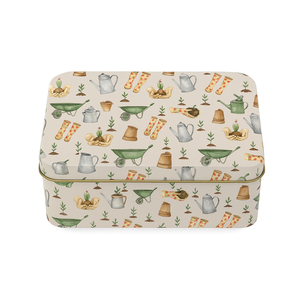 กล่องโลหะพิมพ์ลายโลโก้แบบกำหนดเองน่ารัก พร้อมฝาปิด สำหรับใส่คุกกี้ อุปกรณ์เสริมสำหรับบรรจุภัณฑ์ของขวัญ - Product Image 2