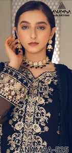 Nouvel Arrivage Excellente Qualité Meilleur Pur Renard Georgette Salwar Suit & Dupatta Avec Broderie Séquence et Moti Travail Femme Mode - Product Image 3