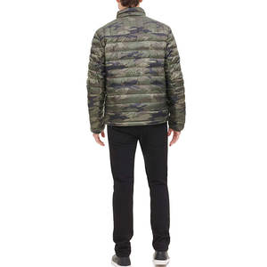 Nouvelle arrivée du meilleur fournisseur : veste matelassée pour homme en toile 100% polyester, imperméable, coupe-vent, col montant, style streetwear, hiver - Product Image 5