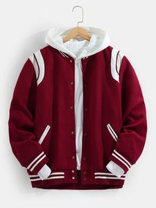 Veste universitaire tendance de haute qualité avec col montant et logo frontal, écologique - Product Image 2