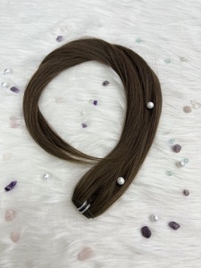 ผมต่อแบบชาวเรมี่ผมแท้สีน้ำตาลเย็นพร้อมโครงสร้างแข็งแรงสีสลาฟ - Product Image 4