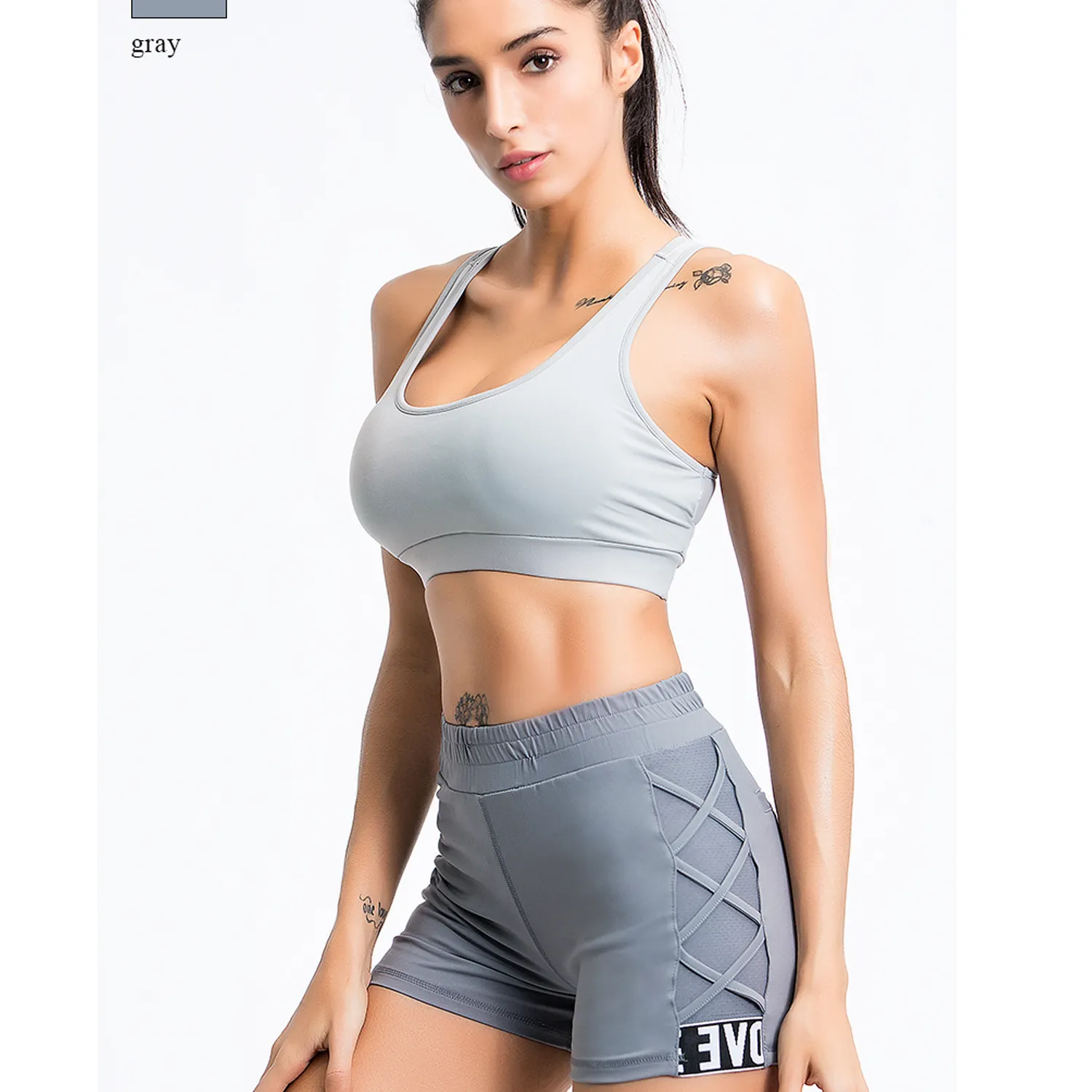 2024 celana pendek Yoga Twerk wanita Spandex Gym Breathable kustom dengan saku celana pendek legging ketat kebugaran olahraga nyaman
