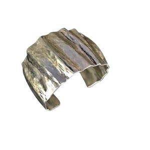 Pulsera de cobre con superficies texturizadas mexicanas 1995, joyería para mujer, brazalete de cobre minimalista, brazalete de aleación de cobre antiguo, joyería - Product Image 1