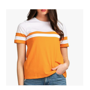Camisetas de entrenamiento transpirables de peso ligero de alta calidad de diseño más nuevo para mujeres disponibles en Pakistán a precio al por mayor - Product Image 3