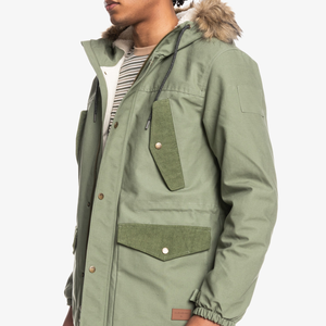 Parka d'hiver épaisse pour homme, grande taille, à capuche, coupe-vent, respirante, écologique, OEM - Product Image 6