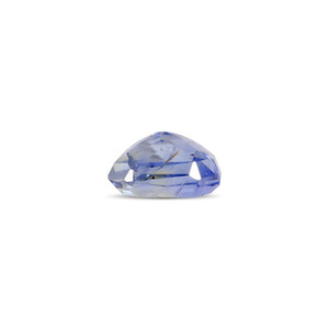 Saphir bicolore (Pitambari) de 5,25 carats, pierre précieuse naturelle facettée en taille ovale marquise, couleur bleue, pierre non montée - Product Image 2