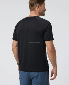 2025เสื้อยืดถักโพลีเอสเตอร์100% แนวสปอร์ตสำหรับผู้ชายเสื้อยืดระบายอากาศได้ดีพิมพ์ลายธรรมดาน้ำหนักเบาลายพื้นใหม่180กรัม - Product Image 3