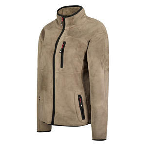 Chaqueta elegante con bolsillos extra con cremallera para mujer, chaqueta de lana Polar con cremallera, chaqueta de invierno ligera y moderna de lujo con logotipo personalizado - Product Image 3