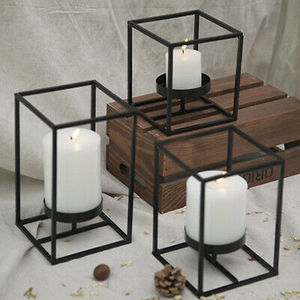 Modern T-Light Brown Multi-Way Iron Metal <b>Candle</b> Holder Stand <b>Bulk</b> Indoor/Outdoor Wedding Home Decor with New Design - Product Image 5