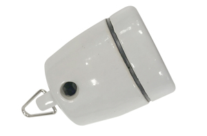 Vintage decorative <b>lamp</b> <b>holder</b> with <b>E27</b> pendant, grey (F-Bright 1200546) - Product Image 1
