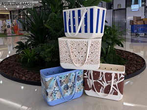 Bolsa de Playa de EVA Perforada con Impresión Personalizada, Impermeable, de Gran Capacidad, con Logotipo, Venta al Por Mayor para Vacaciones en la Playa - Product Image 1