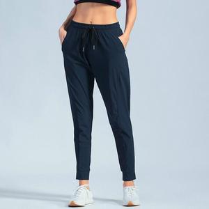 Pantalon de sport de jogging décontracté taille haute pour femmes pantalon de randonnée en plein air à la mode couleur unie - Product Image 5