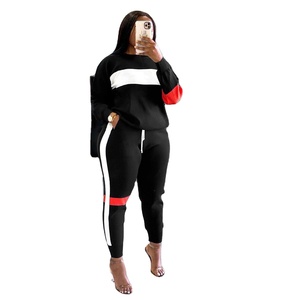 Vêtements de sport Survêtements d'entraînement Gym Fitness pour femmes Ensemble deux pièces Survêtement Jogging pour femmes - Product Image 5