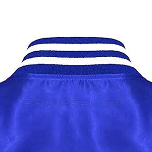 Veste Letterman en Satin de Super Qualité Personnalisée pour Hommes au Design Unique Taille Adulte Style High Street pour l'Hiver - Product Image 4