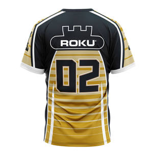 T-shirts de gym pour hommes respirants à séchage rapide en polyester/coton Logo personnalisé Fabricant de vêtements de fitness OEM - Product Image 2