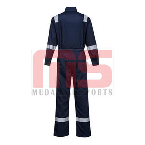Overoles DE SEGURIDAD OEM de alta visibilidad con logotipo personalizado para hombre, ropa de trabajo de algodón ignífuga, Uniforme de Construcción - Product Image 5