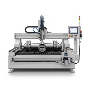 Machine de découpe plasma CNC de haute précision avec moteur servo pour tubes en acier, aluminium, cuivre, utilisation en atelier de fabrication industrielle - Product Image 6