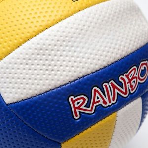 Machine Stitched PVC Rainbow <b>Volleyball</b> <b>Ball</b> for Kids Fun Recreation Indoor Outdoor Custom Logo Promotional Sports Gift - Product Image 4
