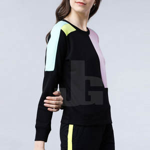 Sudaderas con forro de invierno de alta calidad para mujer, logotipo frontal personalizado, 100% algodón, informal a la moda - Product Image 2