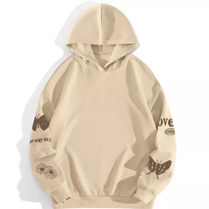 Sweat à capuche personnalisé pour homme en molleton de coton respirant et écologique, imprimé sur toute la surface, de haute qualité, thermique, avec logo uni - Product Image 5