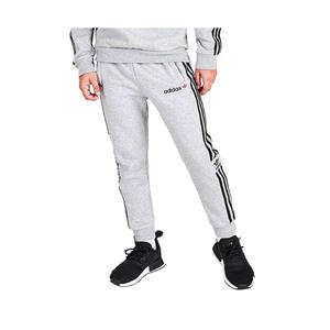 Pantalon de sport en polaire Adidas Itasca pour garçons, couleur : gris/gris chiné, 100% authentique - Product Image 1