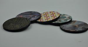 แผ่นรองแก้วแผ่นรองแก้วพิมพ์ลายแผ่นรองแก้ว Meena - Product Image 2