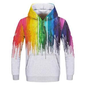 Sweatshirts à capuche OEM pour hommes, automne 2026, style hip-hop, streetwear, sweat-shirt tendance pour garçons - Product Image 3