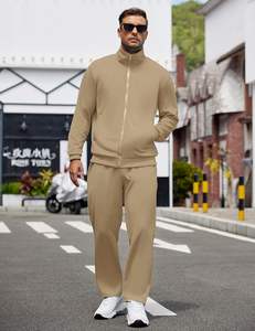 ชุดกีฬาสำหรับผู้ชายชุดวอร์มทรงสลิมฟิตชุดออกกำลังกายมีฮู้ดกำหนดโลโก้ได้เอง - Product Image 5