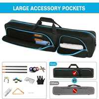 Snooker Cue Stick Storage Pouch Holder Snooker Cue Stick Sac de rangement Hommes Femmes Snooker Billard Bâtons Sacs