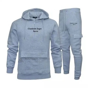 New Design Custom Logo Winter 100% Cotton Tracksuit Fashion Casual Classic Style Mens <b>Jogger</b> <b>Set</b> Two Piece - Product Image 1