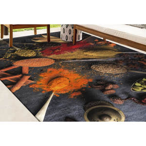 Vibrant Spices Printed <b>Rug</b>: Modern Indoor <b>Non</b> <b>Slip</b> <b>Kitchen</b> <b>Rug</b>,Nonwoven Thin <b>Rug</b> - Product Image 4