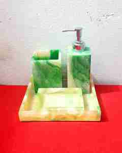 Ensemble de salle de bain en résine de quartz blanc de haute qualité Design unique avec joint à onglets Ensemble de prix entier 4 pièces - Product Image 4